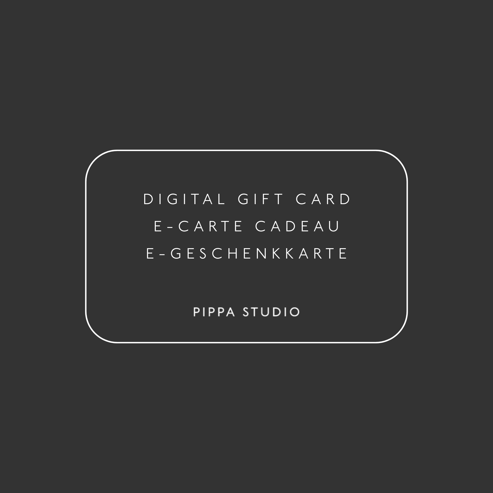 digital gift card pippa studio