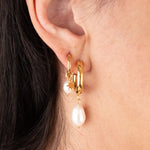 Golden glow set worn by a person.