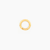 Small round clasp on a white background